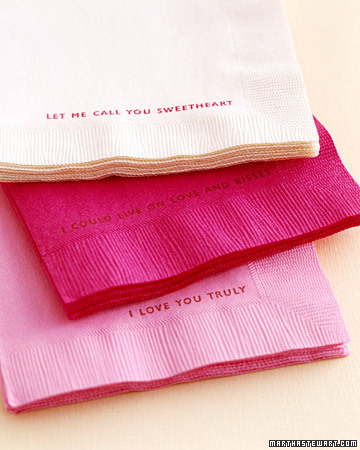 Custom Cocktail Napkins Why not include your wedding date name pet names